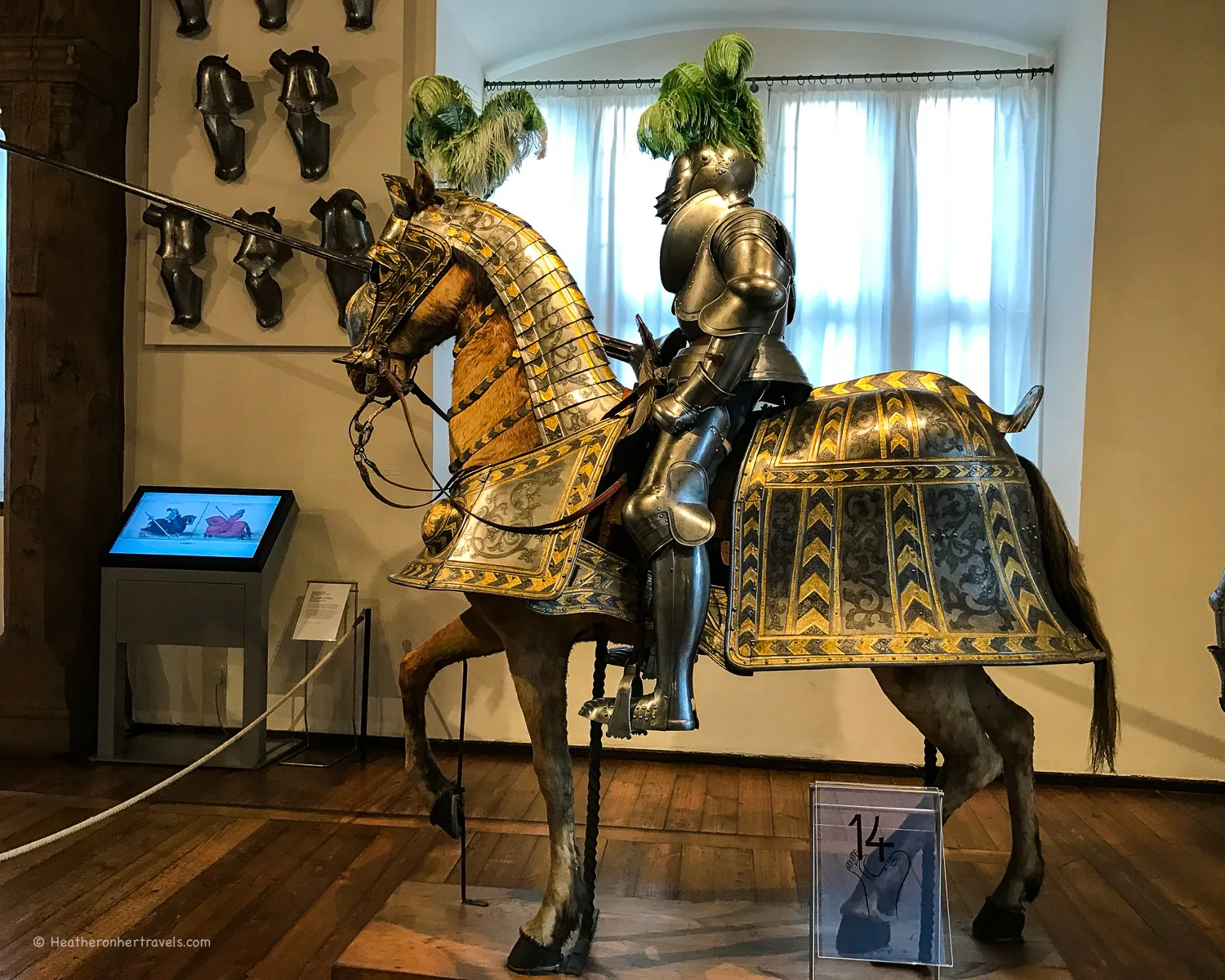 Walking up to the Veste Fortress