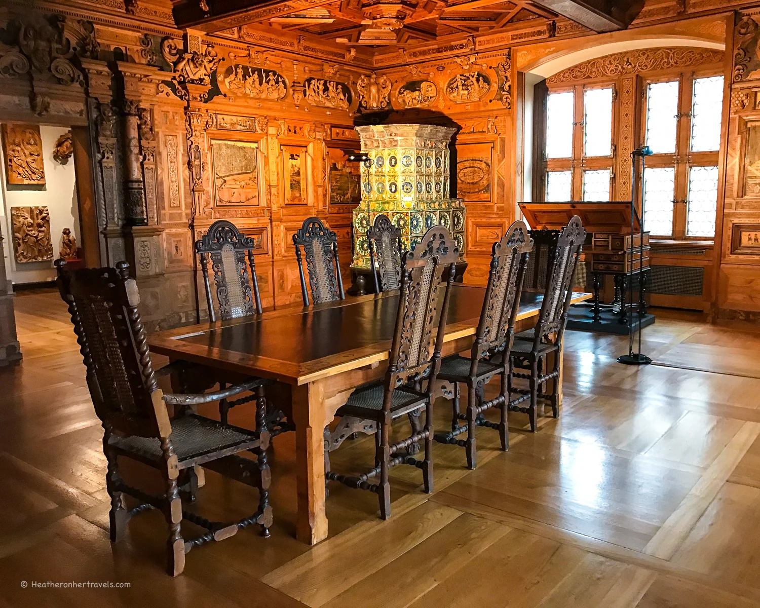 Walking up to the Veste Fortress