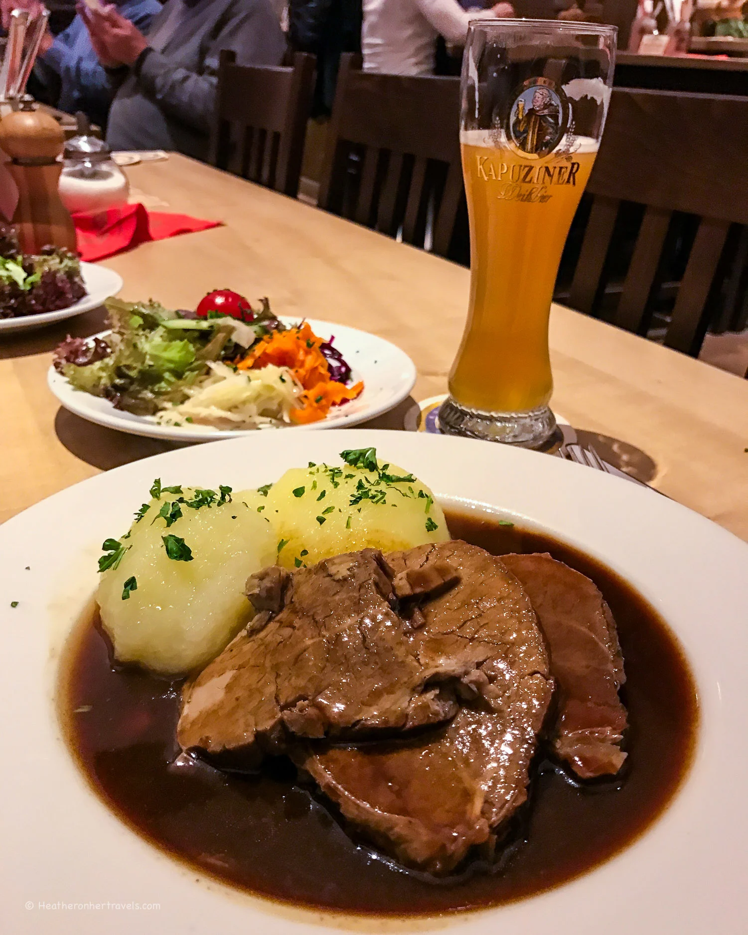 Dinner at Brauhaus in Coburg