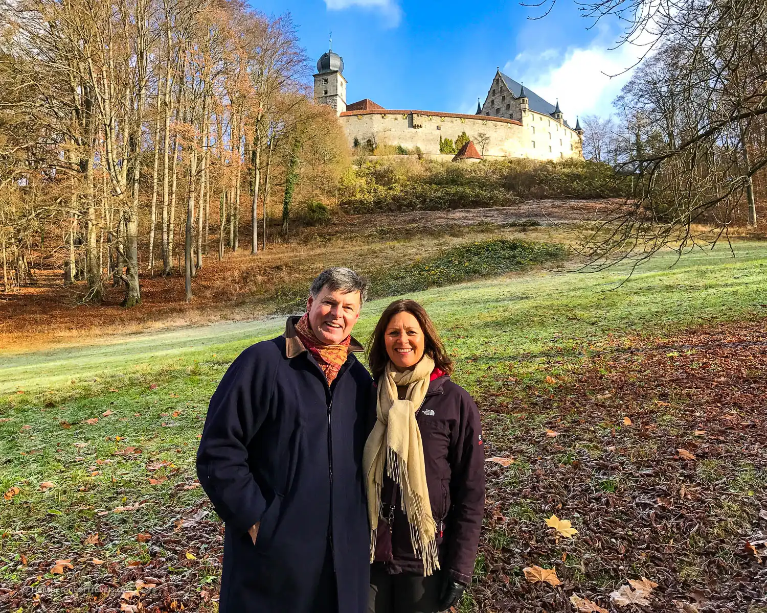 Walking up to the Veste Fortress