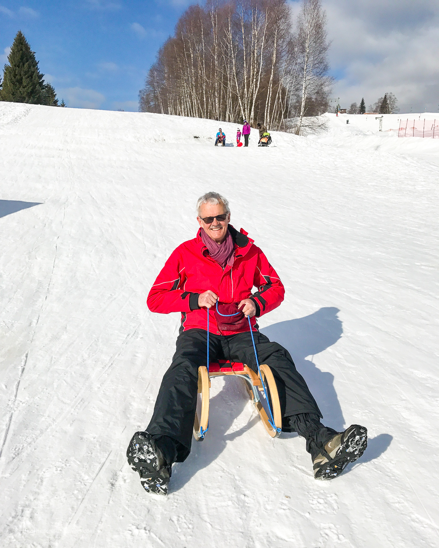 Tobogganing in Seefeld