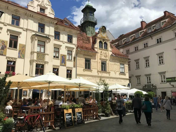 Cafes in Graz Austria Photo: Heatheronhertravels.com