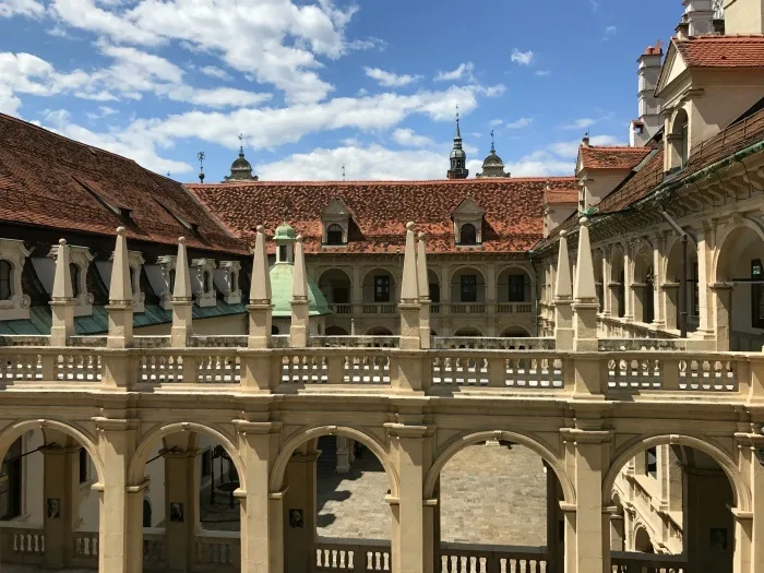 Courtyard in Graz Austria Photo: Heatheronhertravels.com