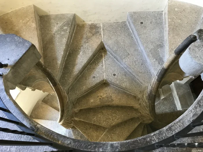 What to do in Graz - Double spiral staircase Photo: Heatheronhertravels.com