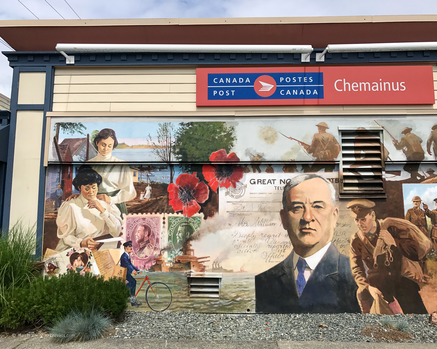 Murals in Chemainus, Canada