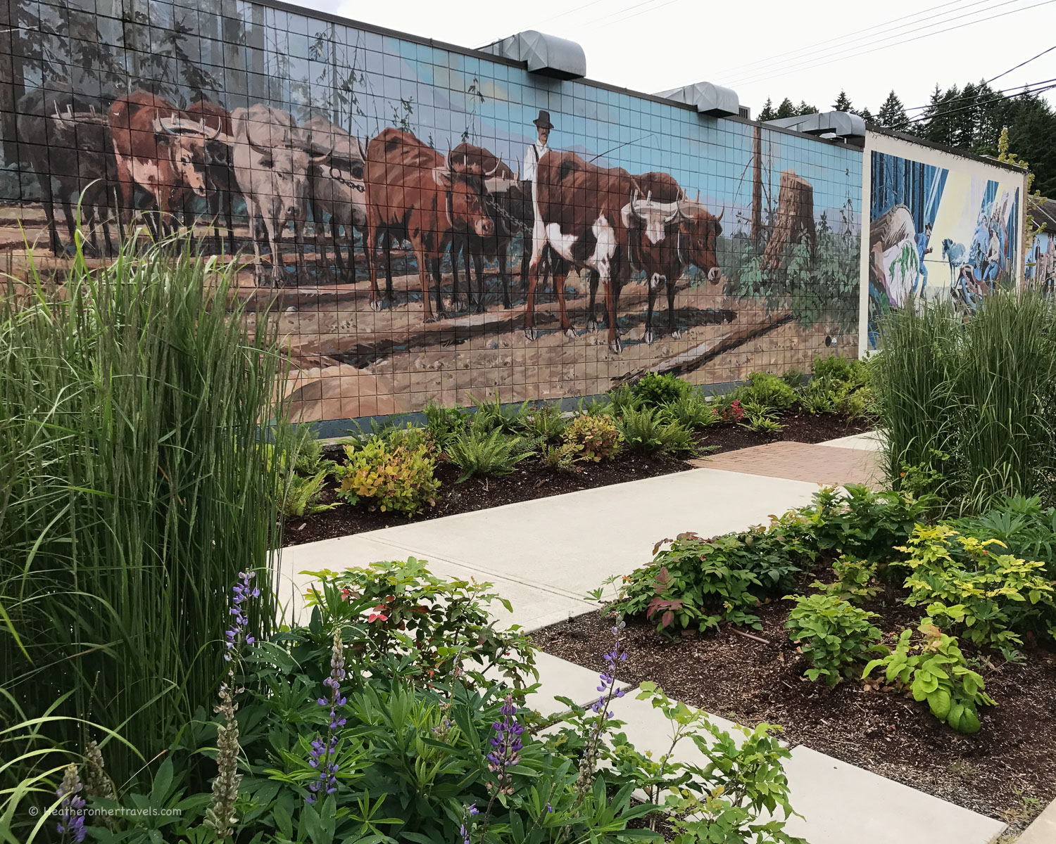 Murals in Chemainus, Canada