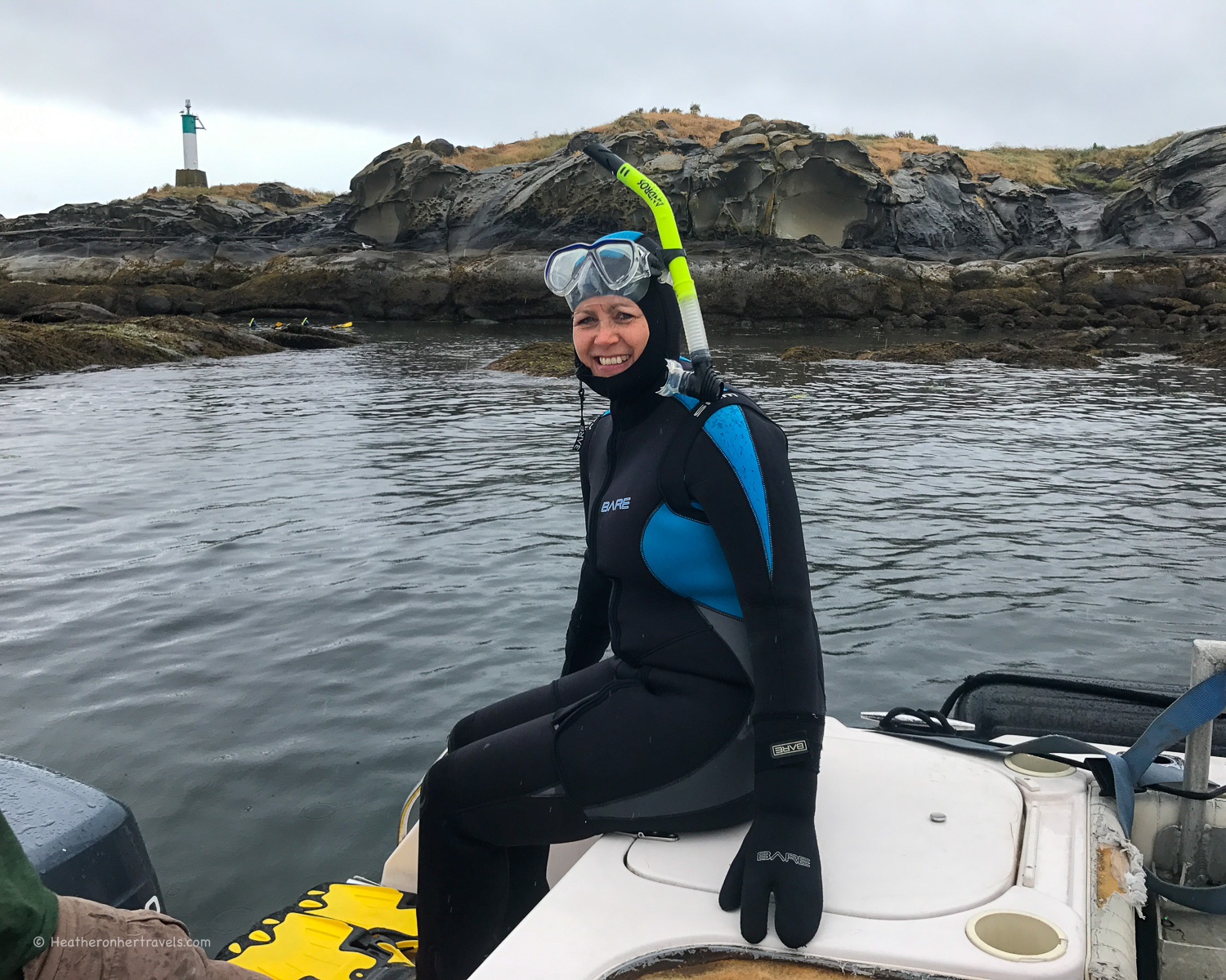 Snorkeling with seals in Nanaimo