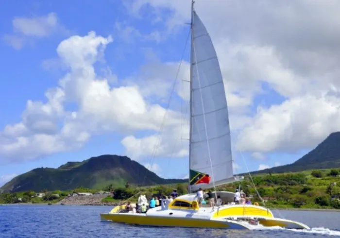 Half day catamaran tour with www.bluewatersafaris.com - Things to do in St Kitts on a cruise Photo: Heatheronhertravels.com