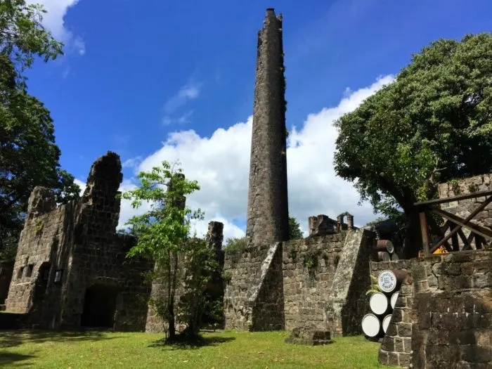 Restored sugar mill at the Wingfield Estate - Things to do in St Kitts on a cruise Photo: Heatheronhertravels.com