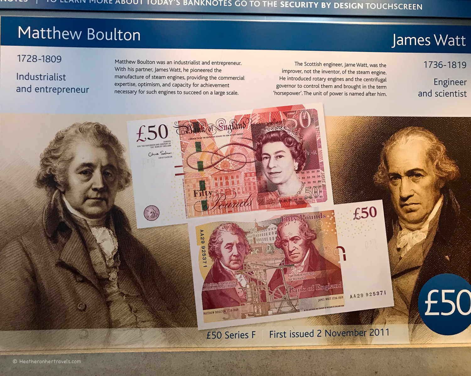 Bank of England Museum in the City of London Photo Heatheronhertravels.com Free things to do in the City of London