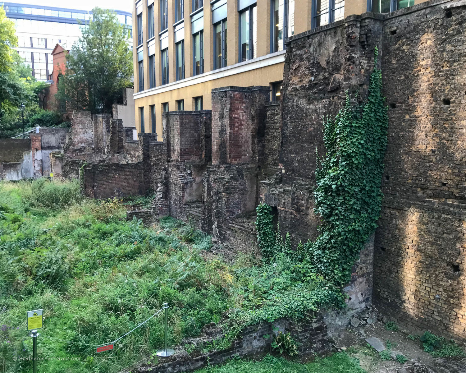 Free things in London - Roman Remains Around the City Photo Heatheronhertravels.com Free things to do in the City of London
