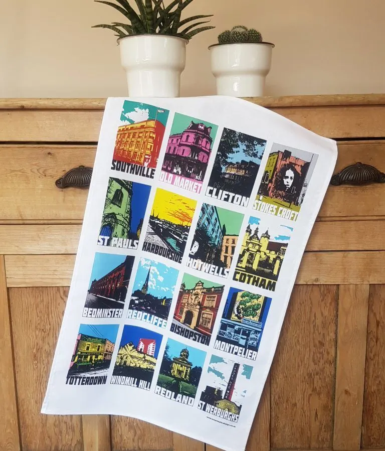 Bristol Districts teatowel Susan Taylor