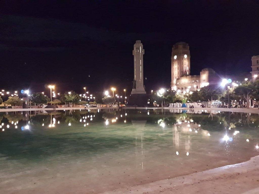 Evening in the Plaza de España Santa Cruz Tenerife