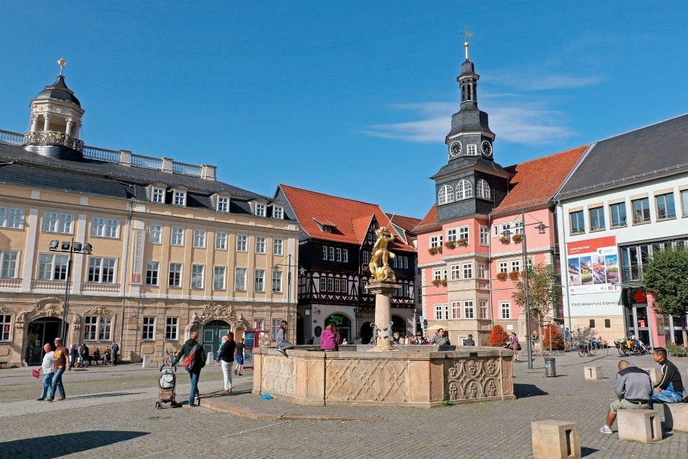 Eisenach Market Square in Thuringia, Germany Photo: Christiane Würtenberger