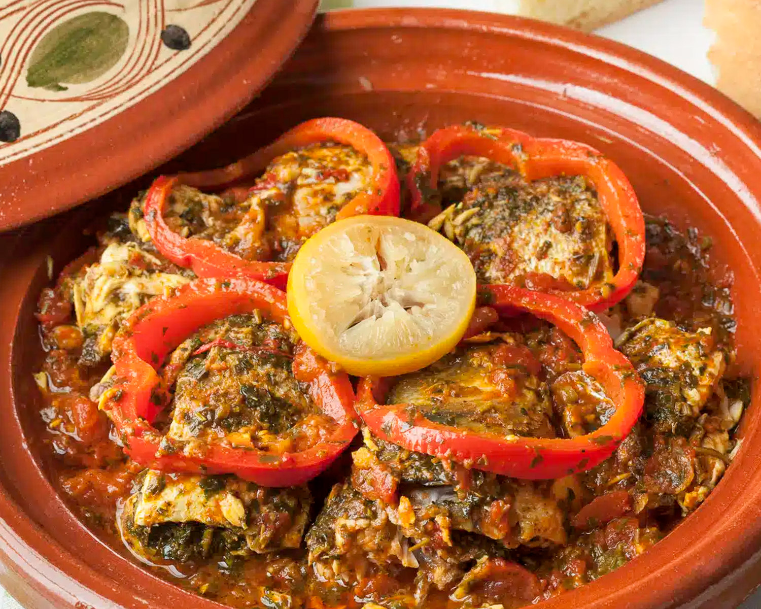 Moroccan fish tagine