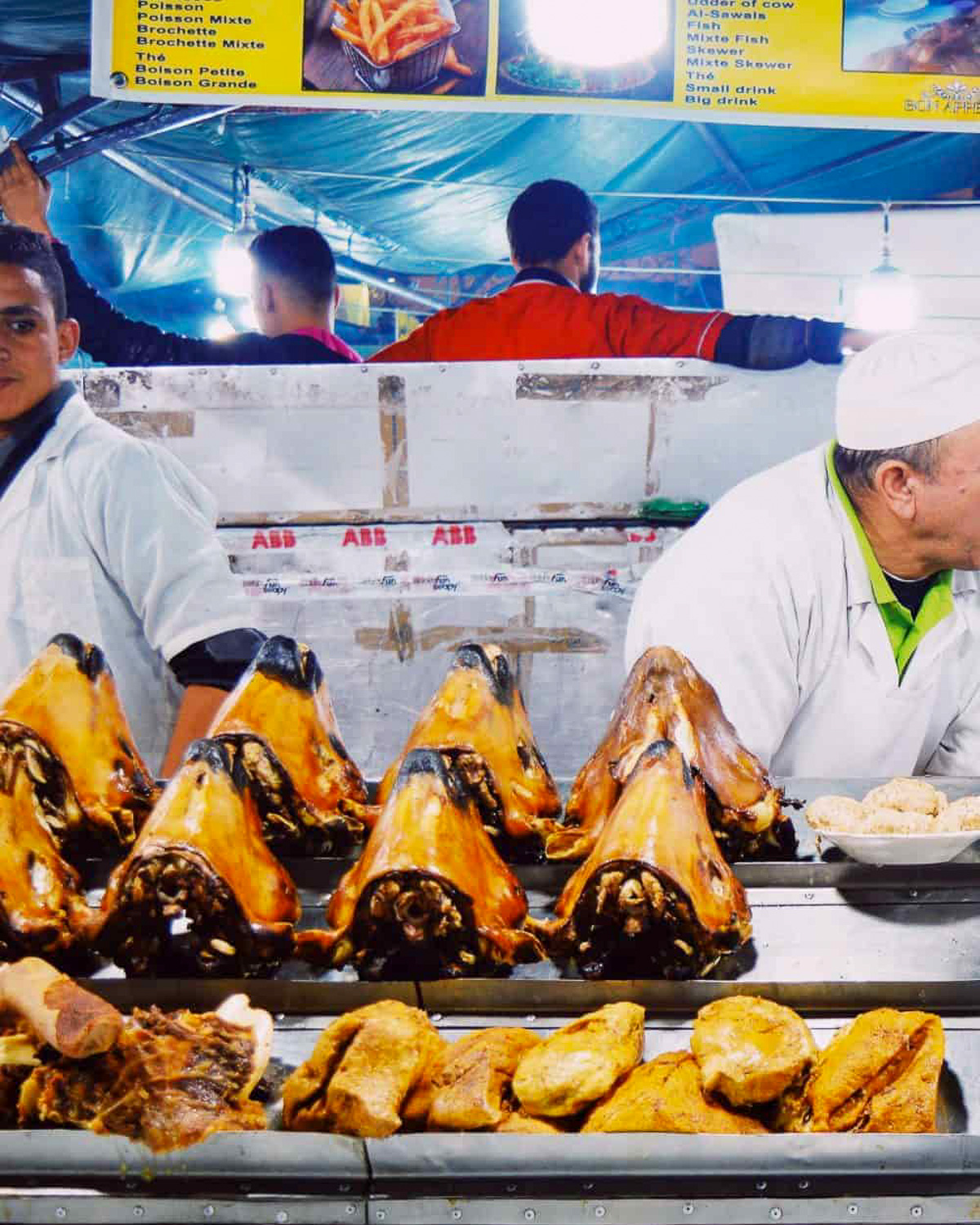 Moroccan sheep heads