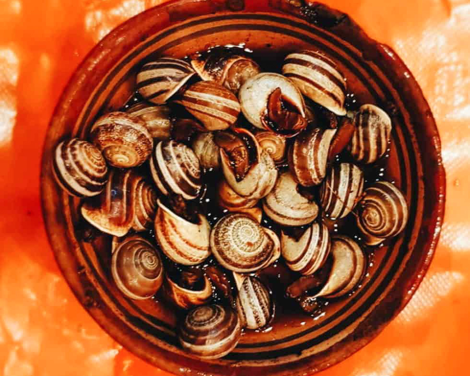 Moroccan snails bowl