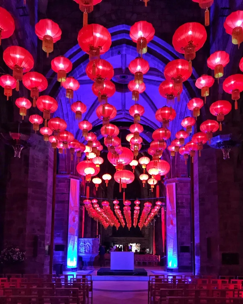 Burn and Beyond Chinese Lanterns at St Giles Cathedral Edinburgh