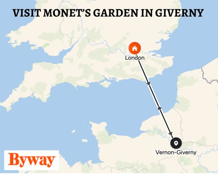 Byway Travel London to Monet's Garden