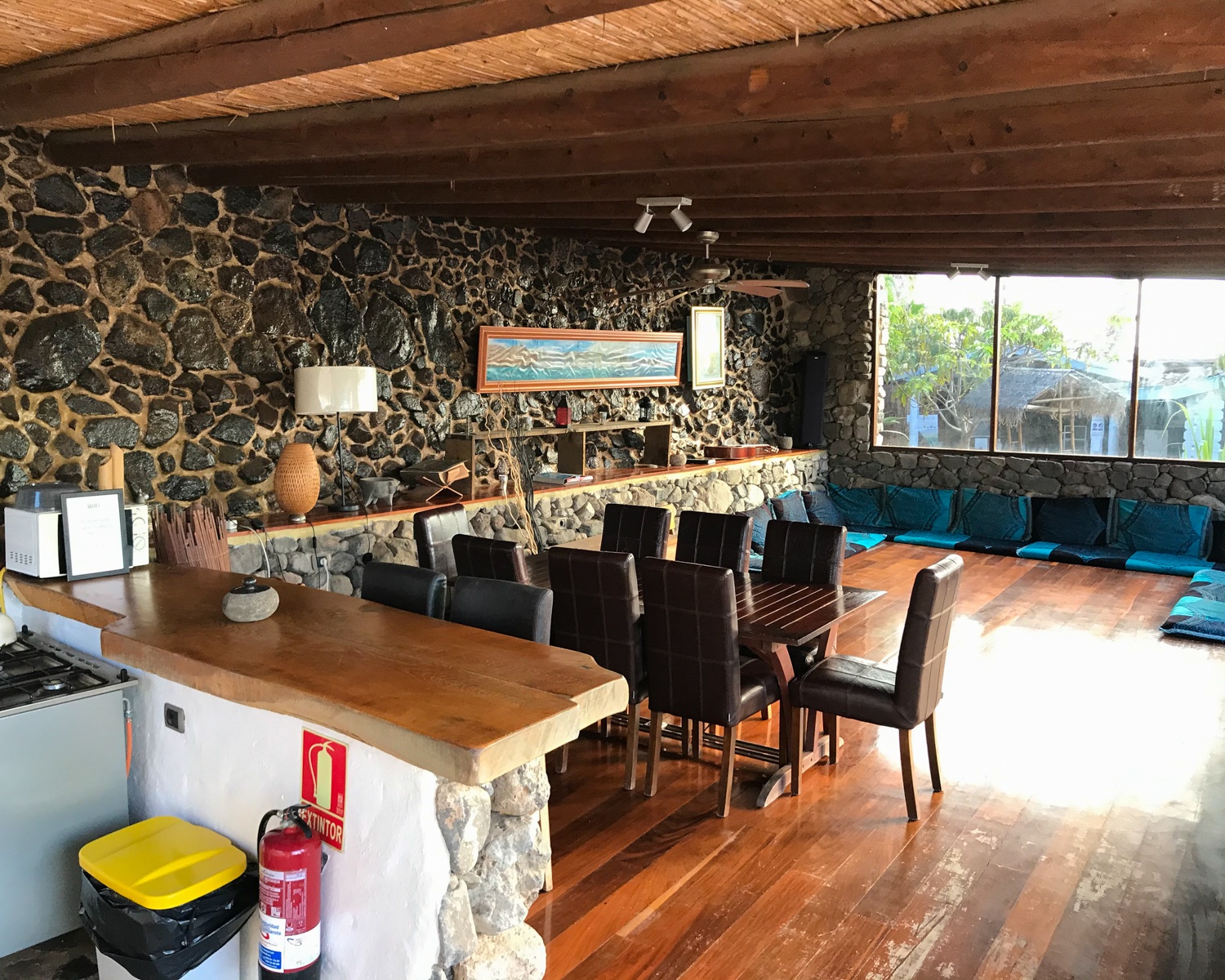 Communal area at Finca de Arrieta with Lanzarote Retreats Photo: Heatheronhertravels.com