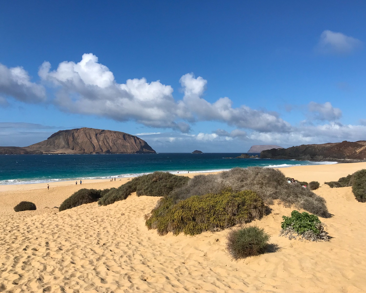 Playa de las Conchas - Graciosa day trip from Lanzarote Photo Heatheronhertravels.com