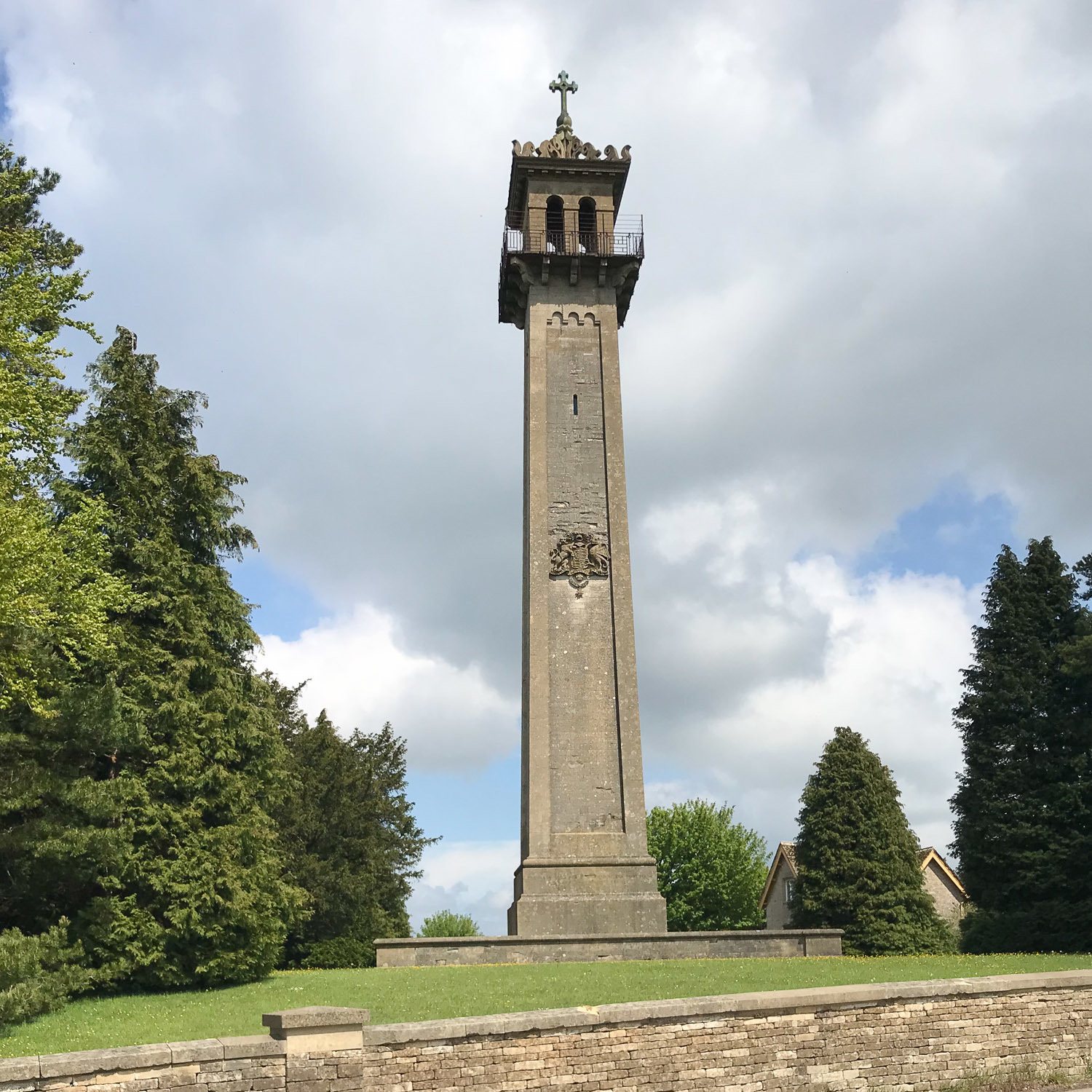 Somerset Monument at Hawkesbury Upton on the Cotswold Way