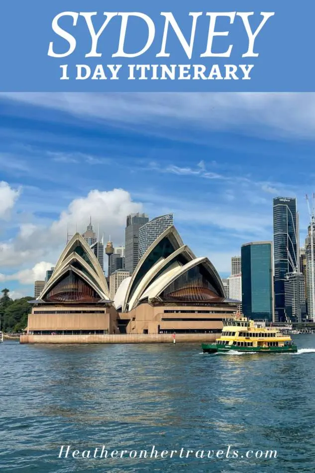 Sydney itinerary by Heatheronhertravels.com