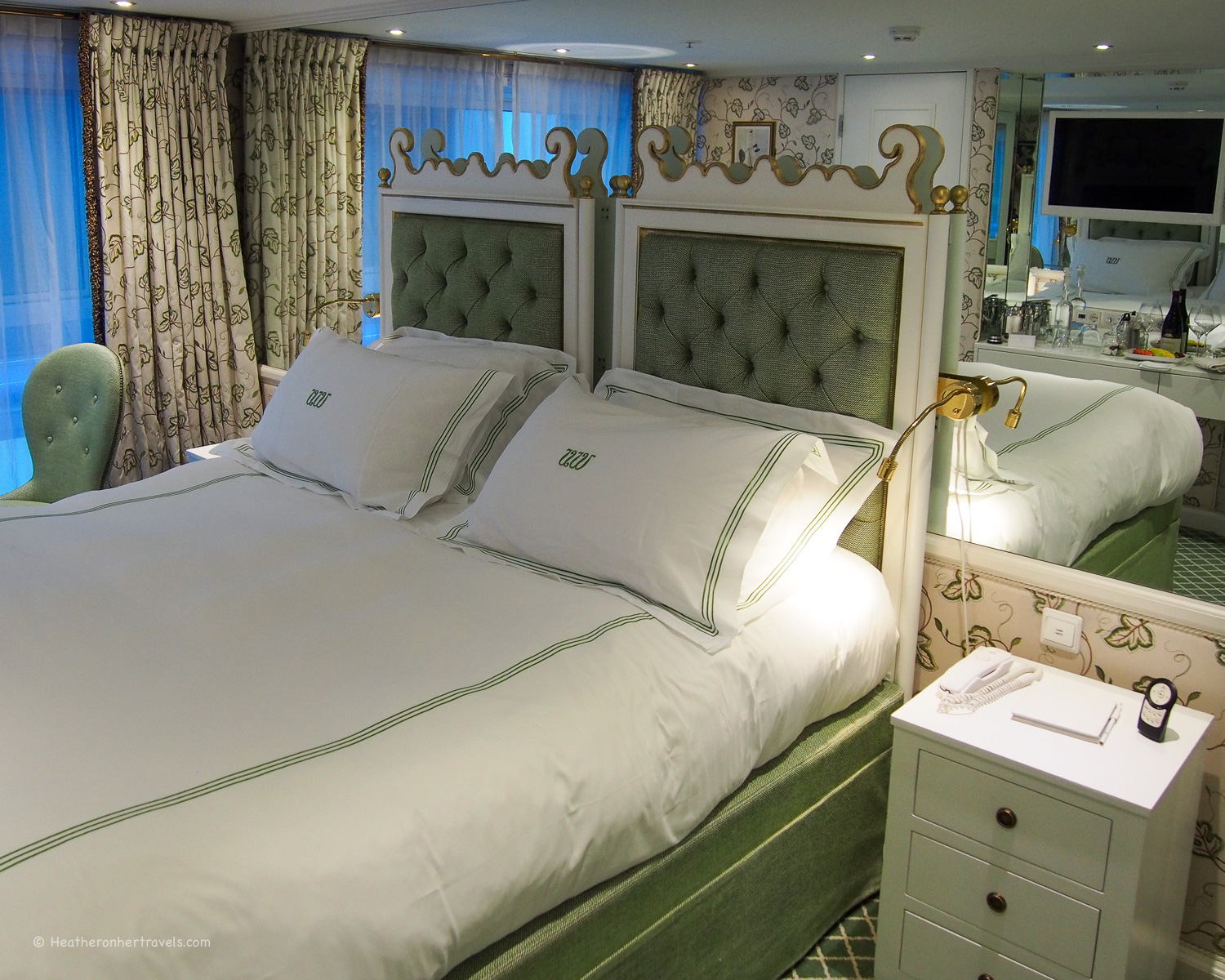 Luxurious accommodation on a European river cruise © Heatheronhertravels.com