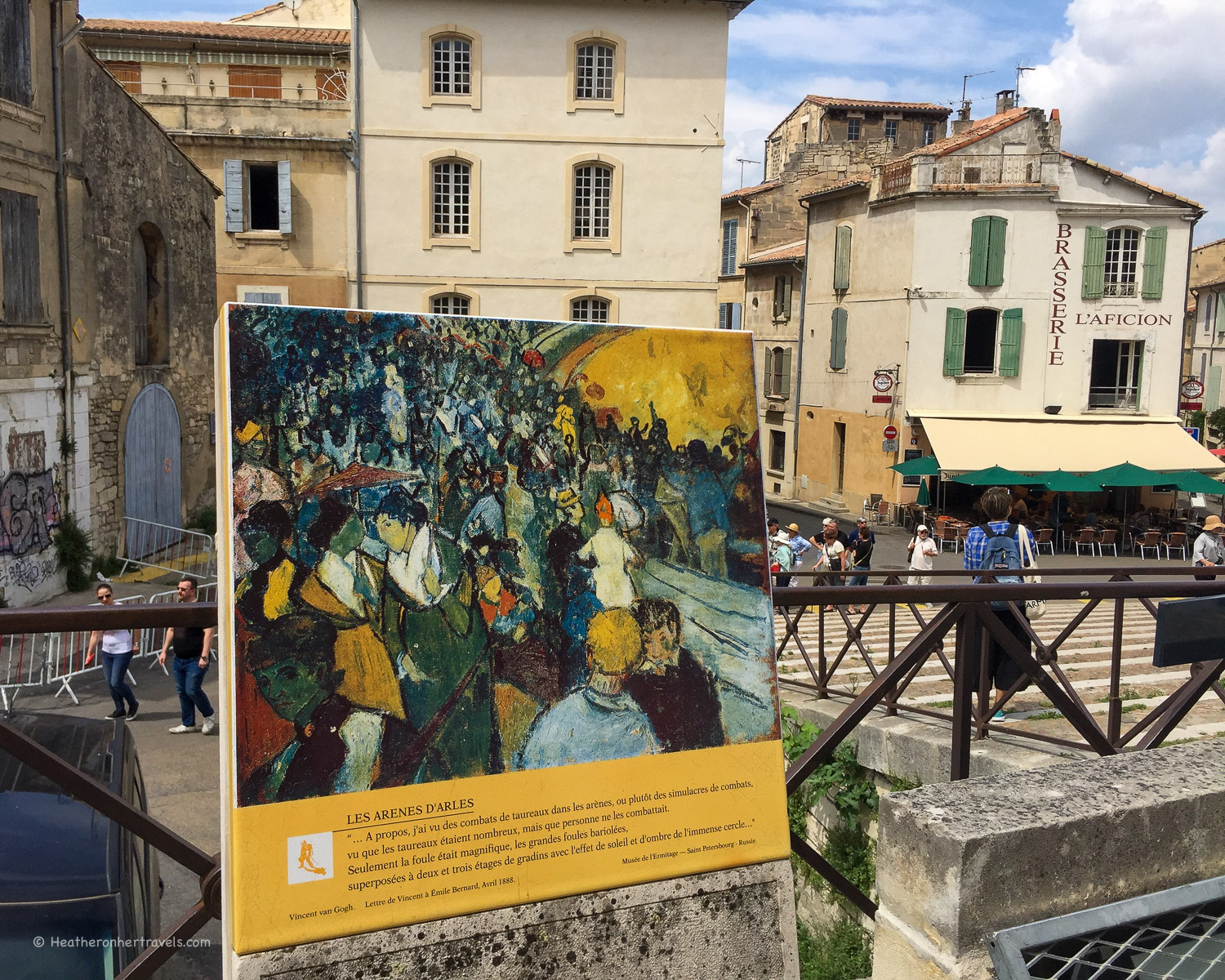 Van Gough at Arles France © Heatheronhertravels.com