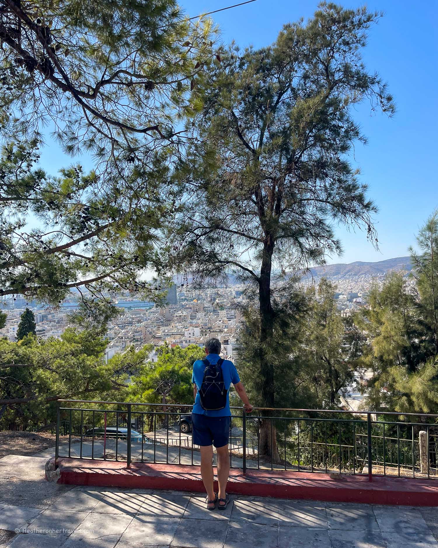 View from Kastella over Piraeus Greece © Heatheronhertravels.com