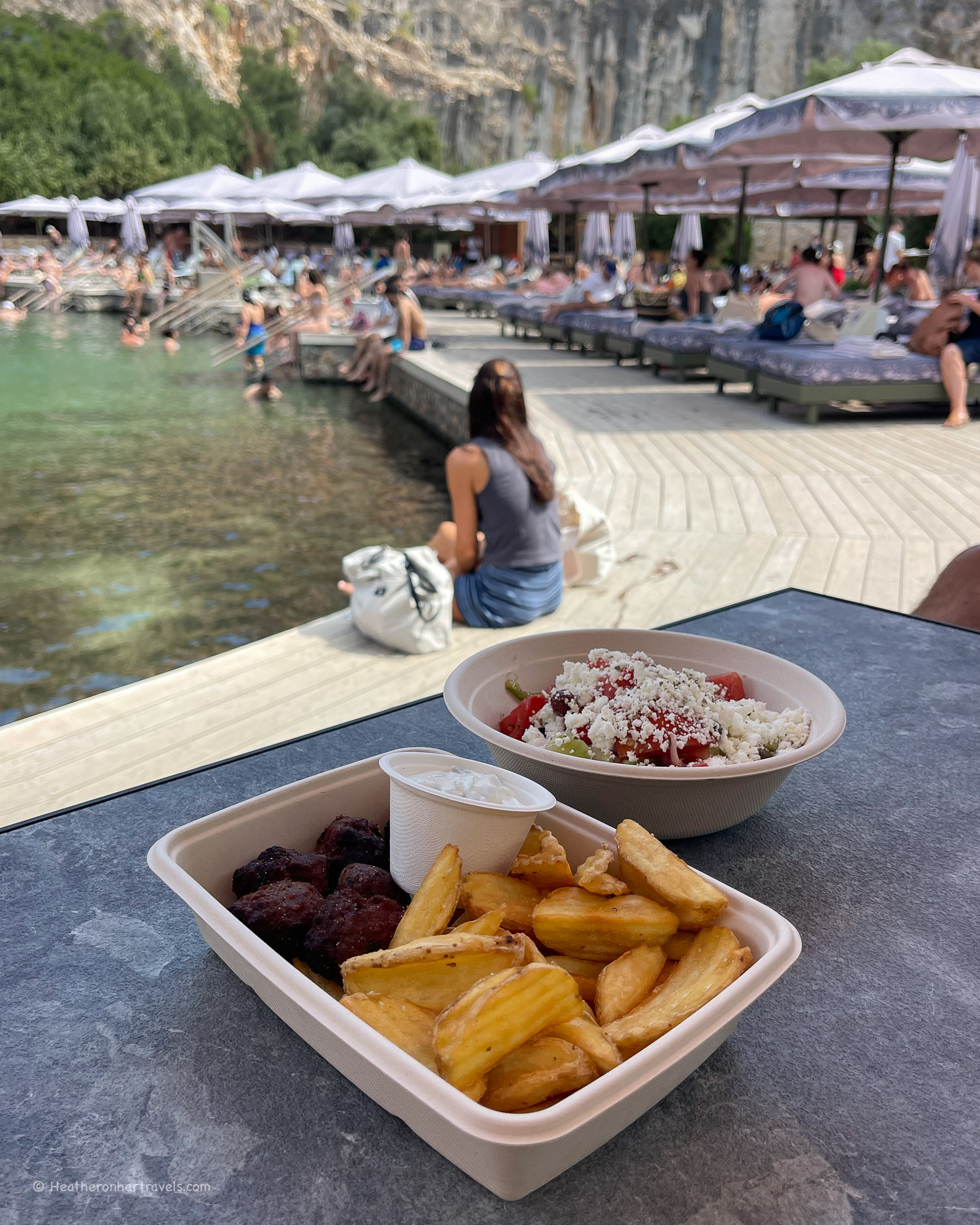 Lake Vouliagmeni near Athens © Heatheronhertravels.com