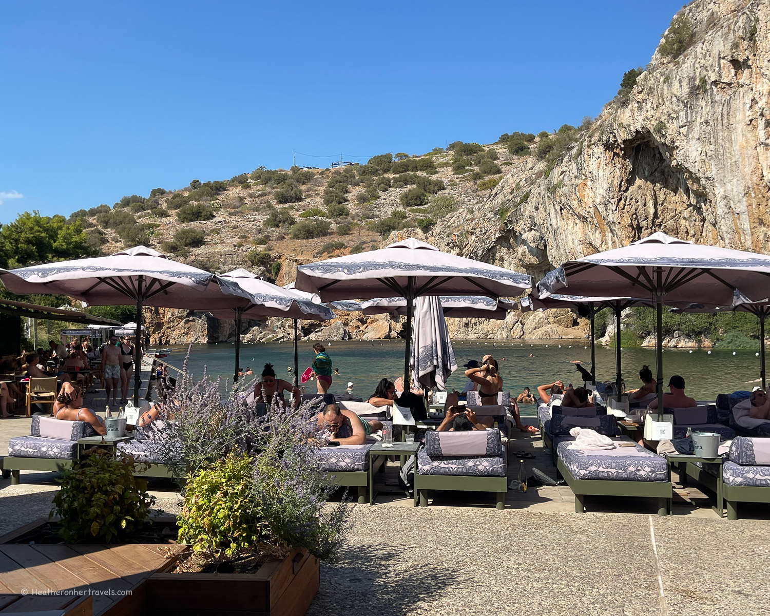 Lake Vouliagmeni near Athens © Heatheronhertravels.com