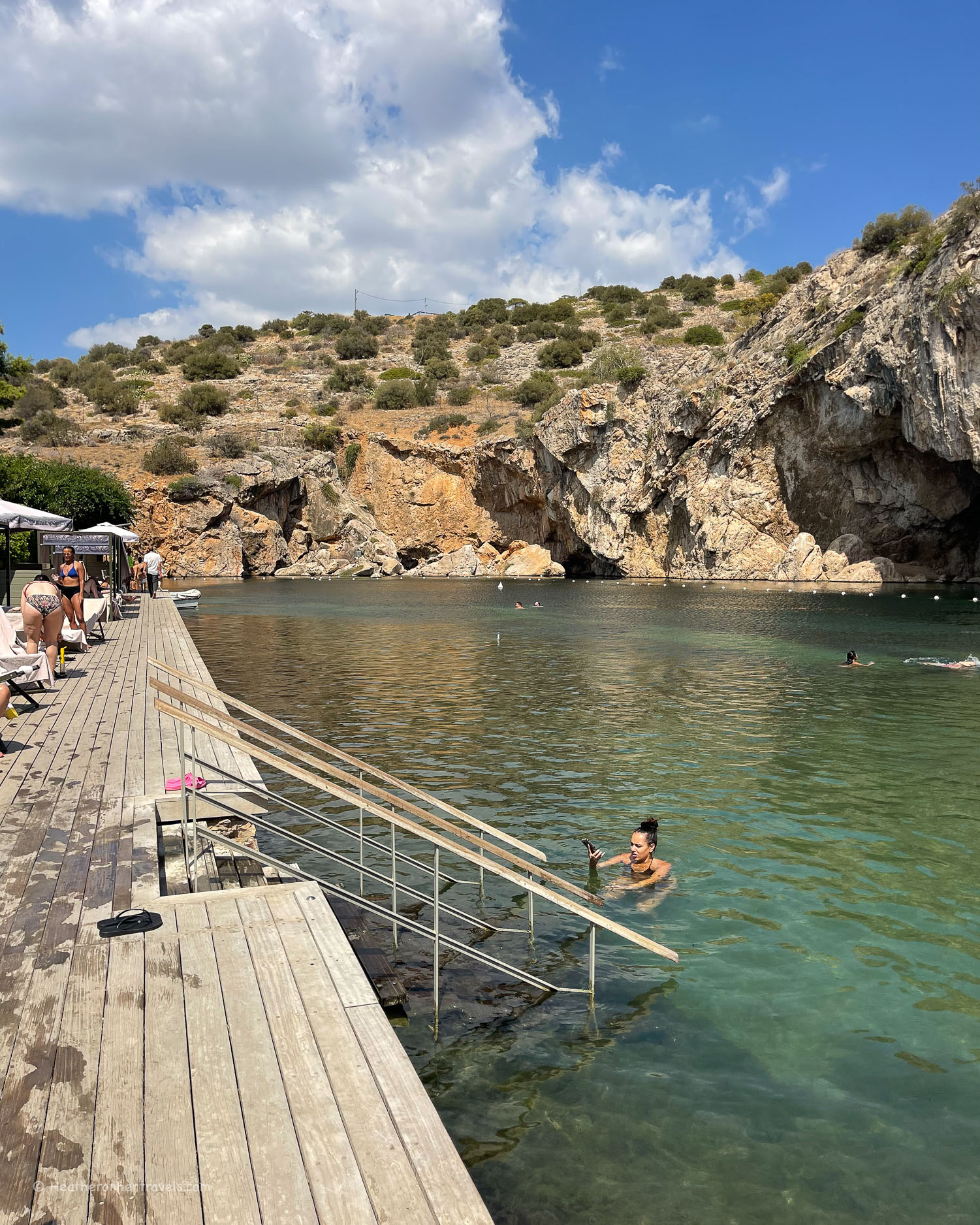 Lake Vouliagmeni near Athens © Heatheronhertravels.com