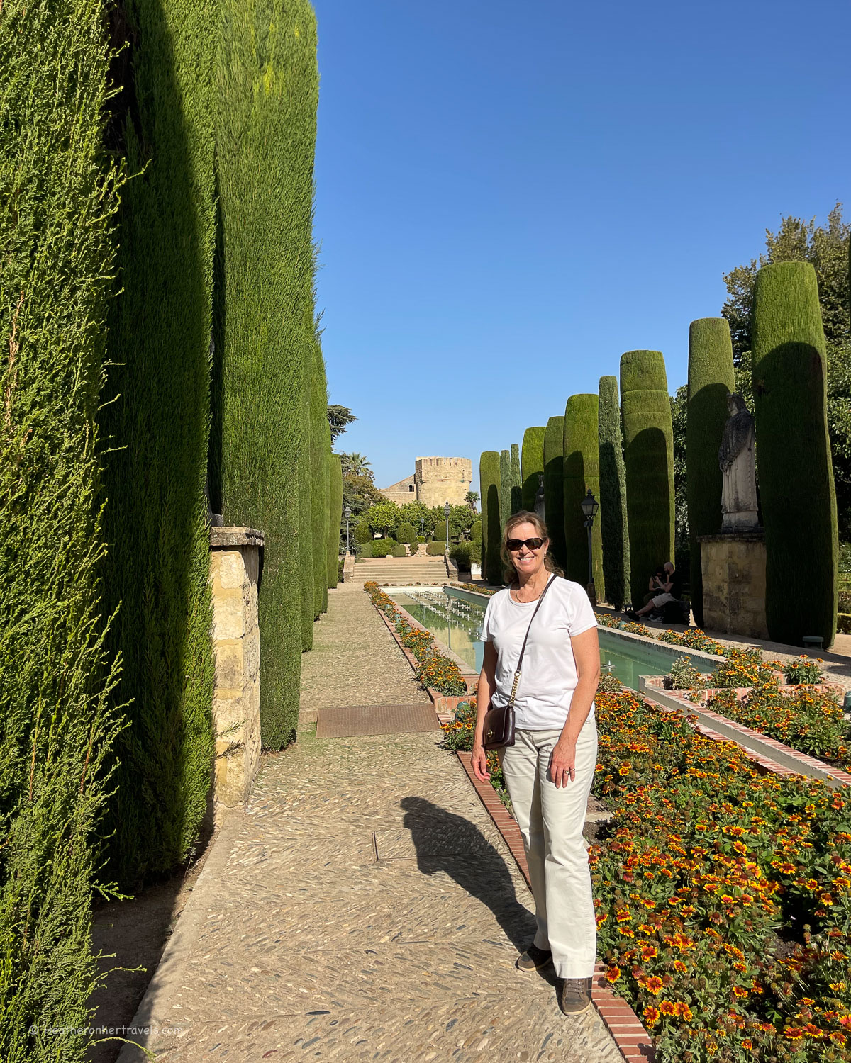 Gardens in Alcazar in Cordoba Spain © Heatheronhertravels.com