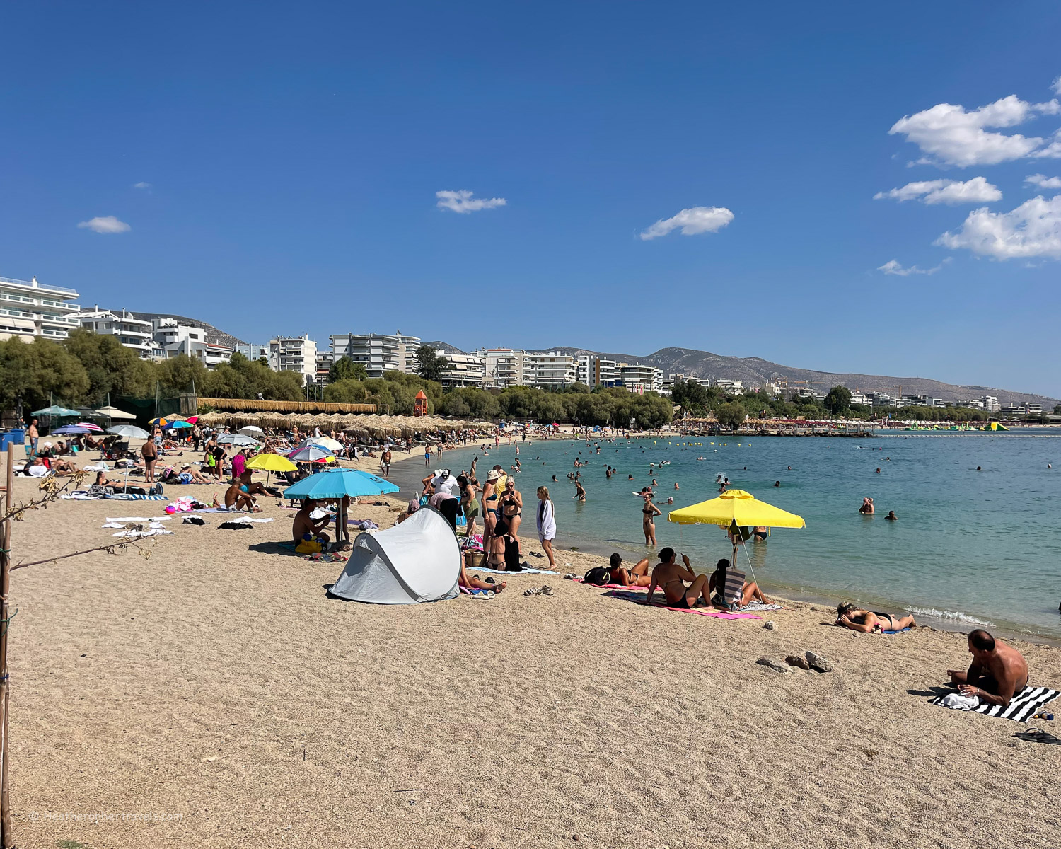 Kalamaki beach Athens Riviera © Heatheronhertravels.com