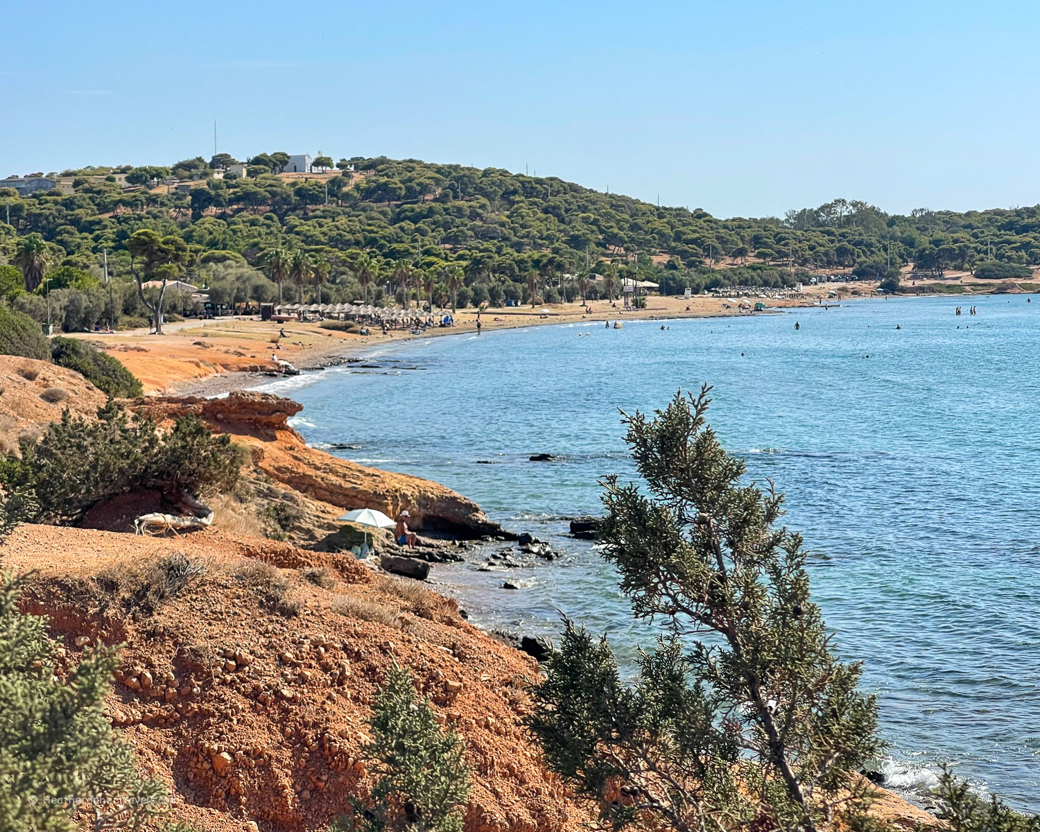Kavouri Beach Athens Riviera © Heatheronhertravels.com