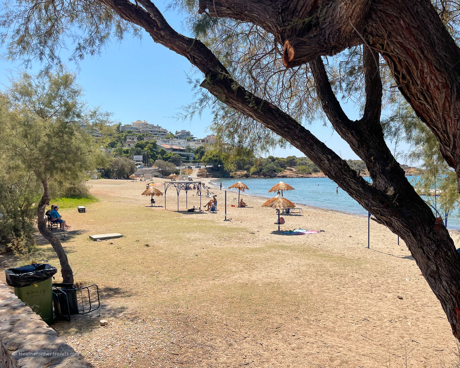 Saronida beach Athens Riviera © Heatheronhertravels.com