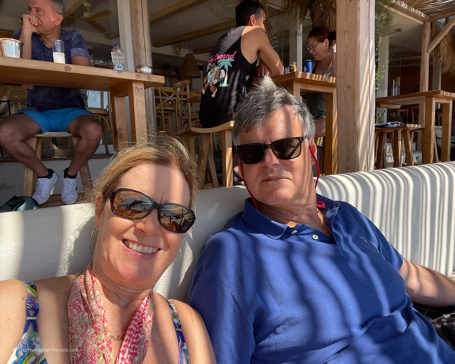 Shaka Beach Bar at Agia Marina beach Athens Riviera © Heatheronhertravels.com