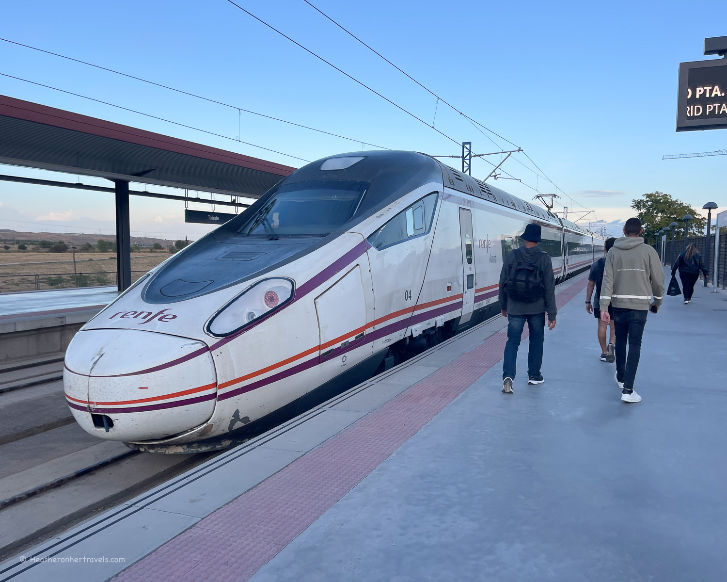 Train at Toledo Spain © Heatheronhertravels.com