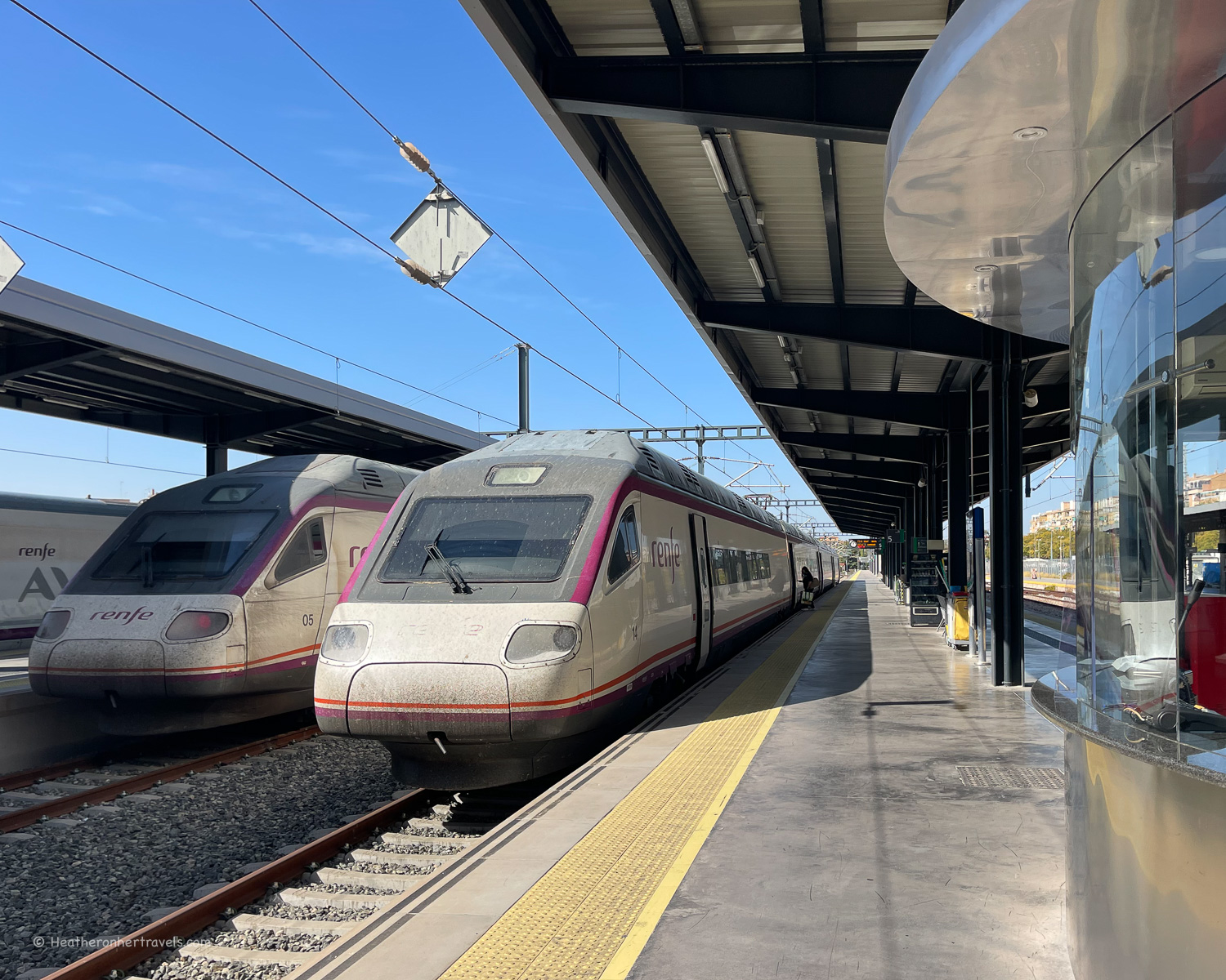 Train in Granada Spain © Heatheronhertravels.com