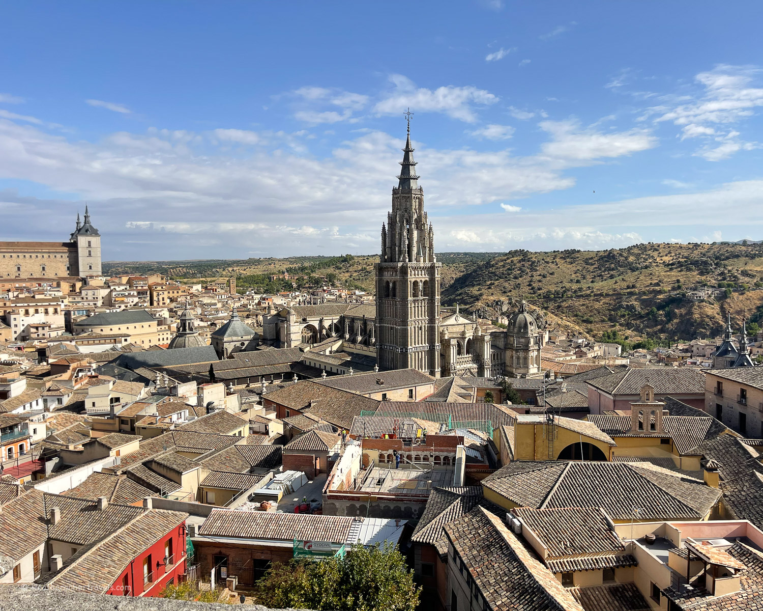 View from the Jesuit tower Toledo Spain © Heatheronhertravels.com